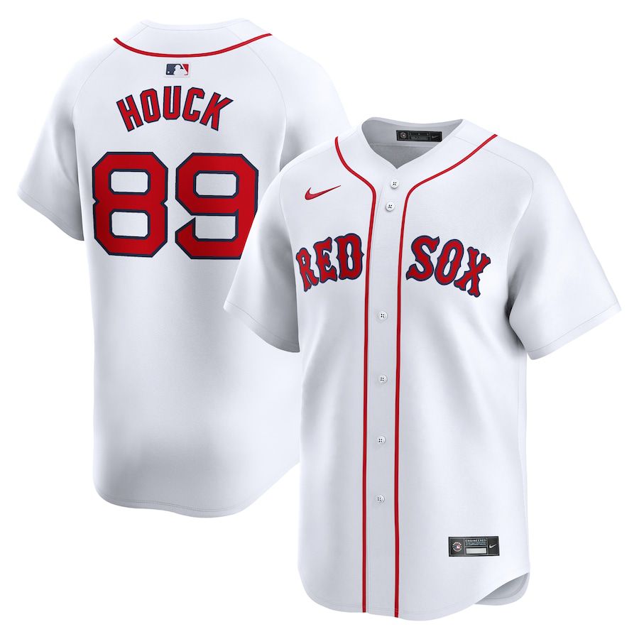 Men Boston Red Sox 89 Tanner Houck Nike White Home Limited Player MLB Jersey